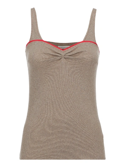 Pre-owned Brunello Cucinelli Tank Top In Beige, Pink