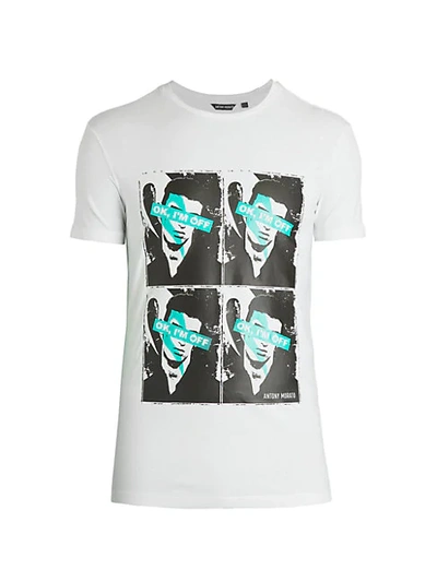 Shop Antony Morato I'm Off Graphic T-shirt In White