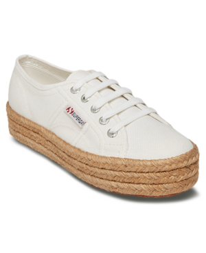 superga white platform espadrilles