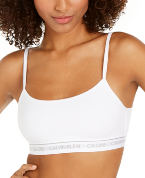 ck one cotton unlined bralette