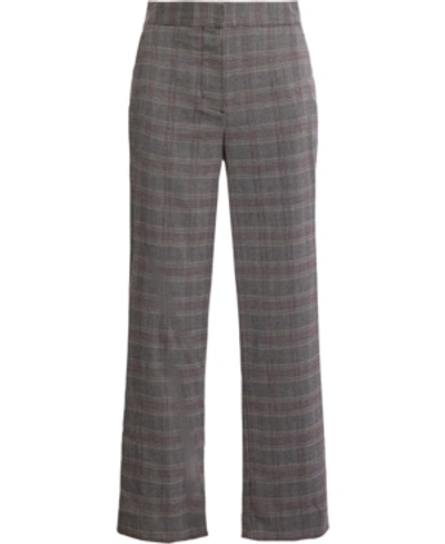 Shop Bcbgmaxazria Plaid Trousers In Multi