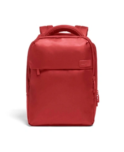 Shop Lipault Plume 15" Laptop Backpack In Cherry Red