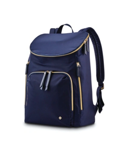 Shop Samsonite Mobile Solution Deluxe Backpack In Navy