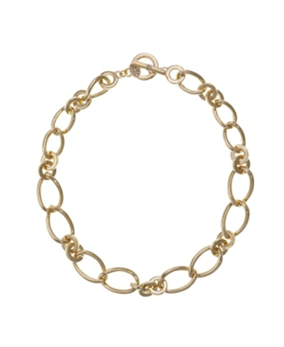 Shop Laundry By Shelli Segal Chain Collar Necklace In Gold