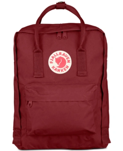Shop Fjall Raven Kanken Backpack In Ox Red