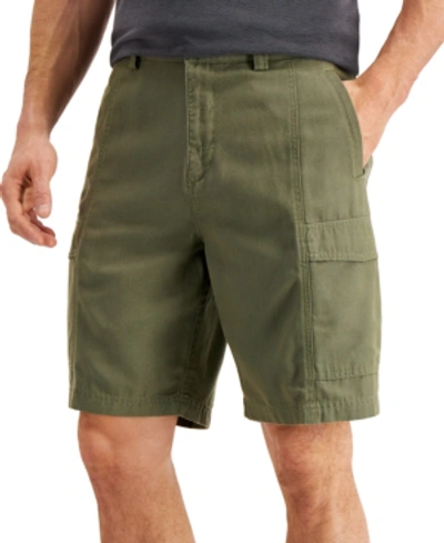 Shop Tommy Bahama Men's 9.5" Key Grip Cargo Shorts, Created For Macy's In Tea Leaf 380