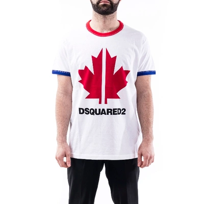 Shop Dsquared2 Dsquared Cotton T-shirt In White