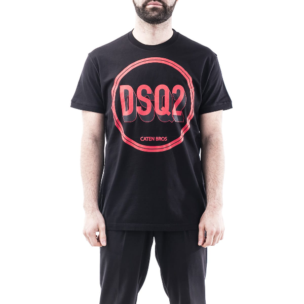 black and red dsquared t shirt