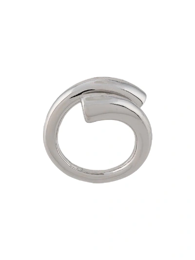 Shop Federica Tosi Wrap-around Ring In Silver