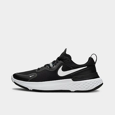 Shop Nike Women's React Miler Running Shoes In Black