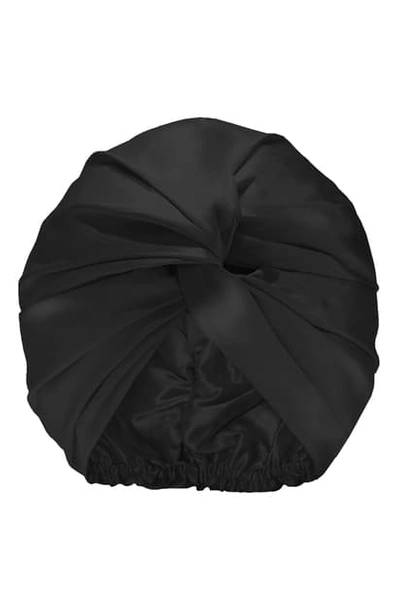 Shop Slip Pure Silk Hair Wrap In Black