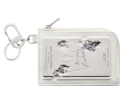 Pre-owned Dior  X Daniel Arsham Zip Charm White