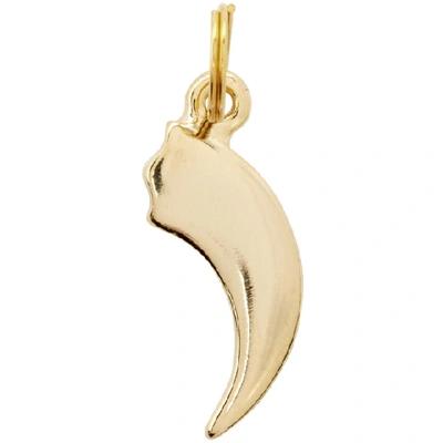 Shop Marine Serre Ssense Exclusive Gold Best Friend Dog Necklace