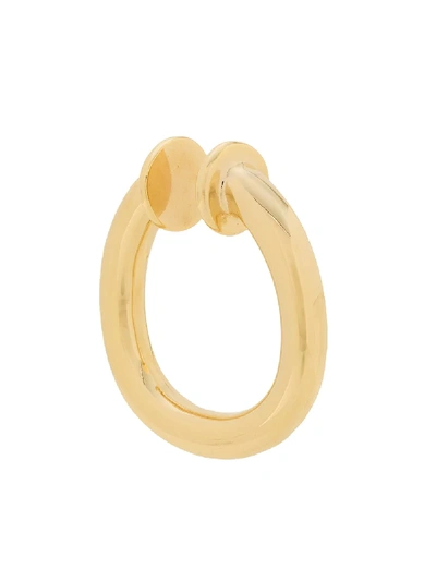 Shop Federica Tosi Small Cindy Hoop Earring In Gold