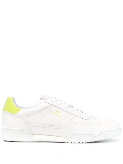 Shop Ps By Paul Smith Logo Low-top Sneakers In White