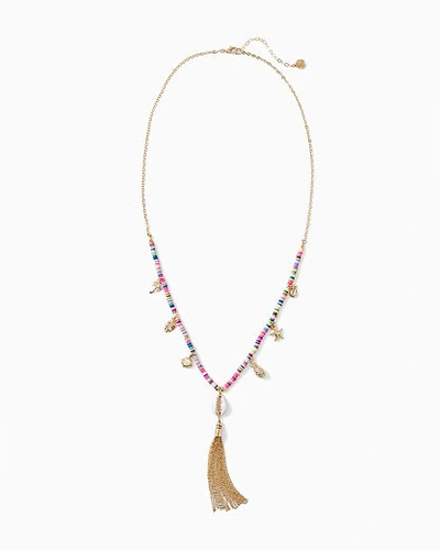Shop Lilly Pulitzer Hi Summer Necklace In Multi