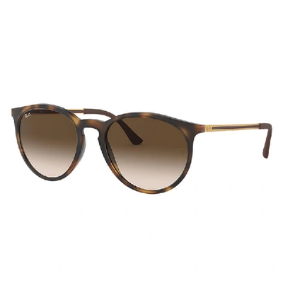 Ray Ban Rb4274 Sunglasses Gold Frame Brown Lenses 53-18 In Gold