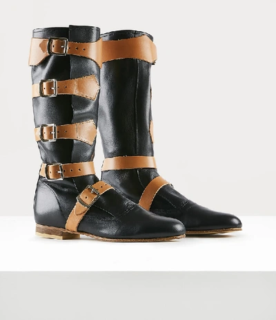 Shop Vivienne Westwood Pirate Boot In Black