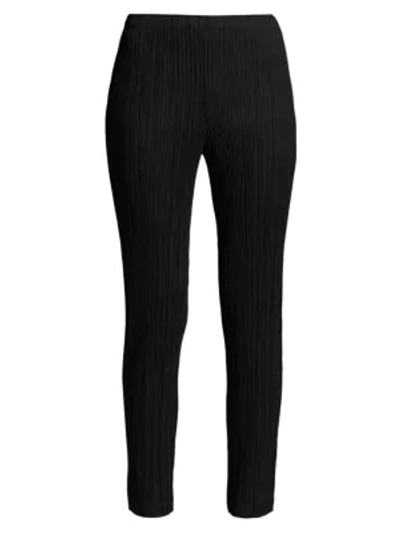 Shop Issey Miyake Thicker Bottoms Pants In Black