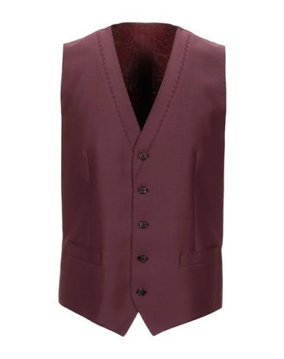 Shop Dolce & Gabbana Vests In Deep Purple