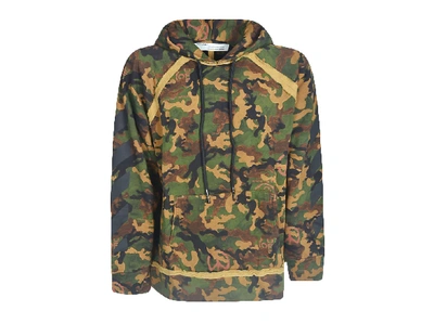 Pre-owned Off-white Camo Arrows Hoodie Green/camo