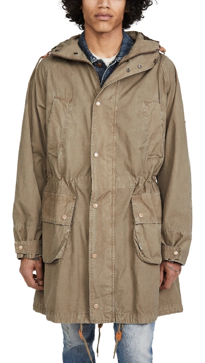 Washed highland store parka