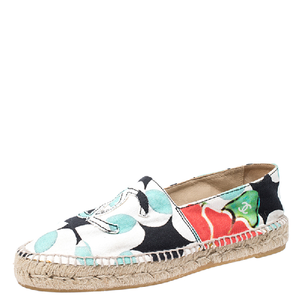chanel multicolor espadrilles