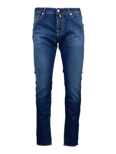 Shop Jacob Cohen Style 622 Denim Jeans In Dark Wash
