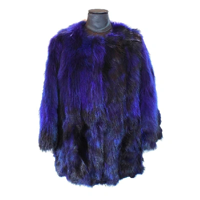 Shop Frame Bluette Fox And Marmot Fur Coat