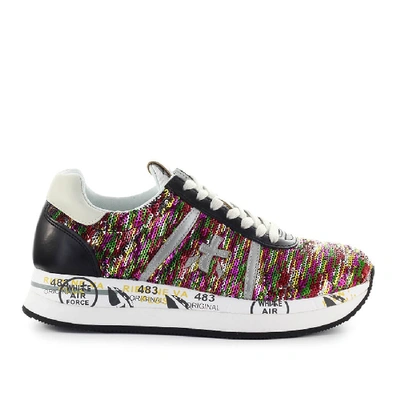 Shop Premiata Conny 3620 Sneaker In Multicolor