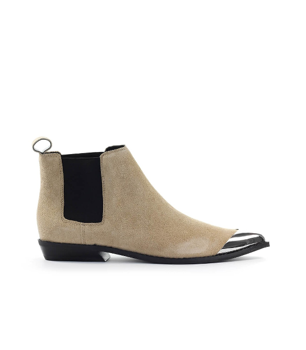 calvin klein metal tip boots
