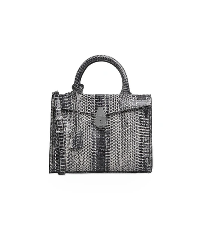 Shop Calvin Klein Phyton Print Handbag In Black