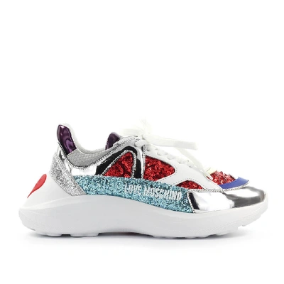 Shop Love Moschino Multicolor Mix Running Sneaker