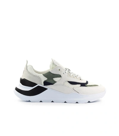 Shop Date Fuga Mesh White Green Sneaker