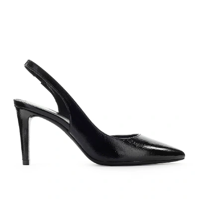 Shop Michael Kors Lucille Flex Black Sling Back Pump In White