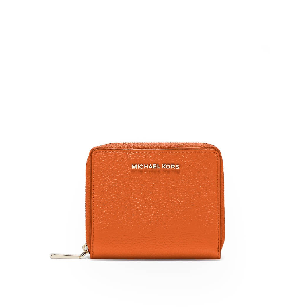 michael kors wallet orange
