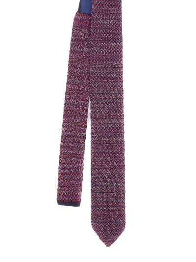 Shop Missoni Multicolour Jacquard Silk Tie