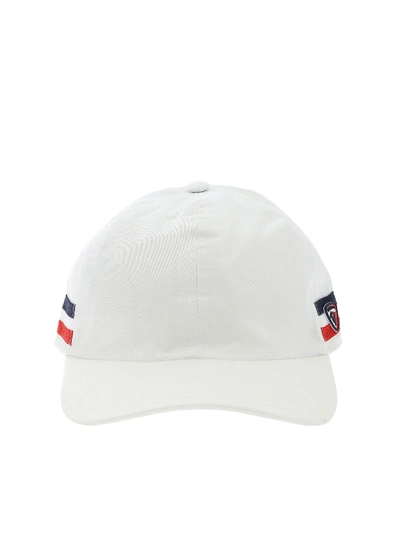 Shop Rossignol Baseball Cap With Branded Profile In White