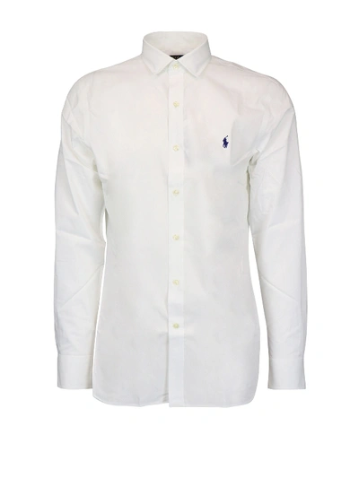 Shop Polo Ralph Lauren Cotton Shirt In White