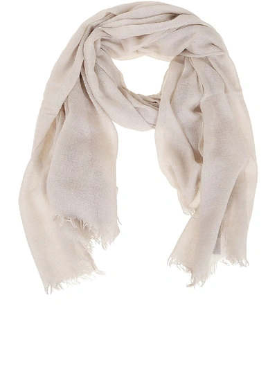 Shop Rick Owens Tecuatl New Lera Mega Scarf In Ivory Color In Cream