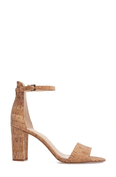 Shop Vince Camuto Corlina Ankle Strap Sandal In Natural 13