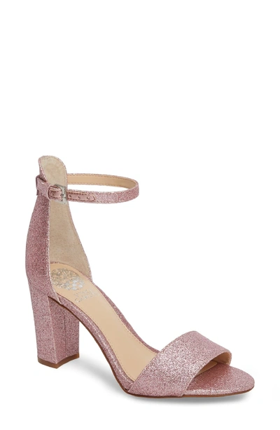 Shop Vince Camuto Corlina Ankle Strap Sandal In Pink 29