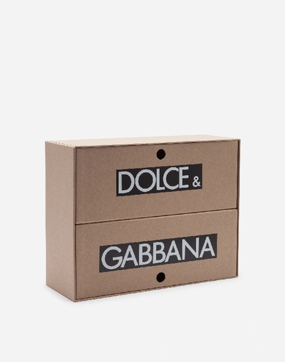 Shop Dolce & Gabbana Ns1 Slip On Sneakers In Mixed Materials
