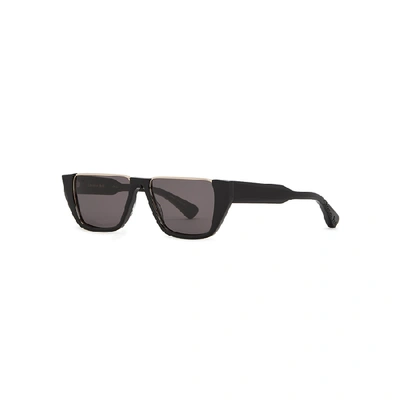 Shop Christian Roth Cr-401 Black Cut-out Sunglasses
