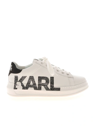 Shop Karl Lagerfeld Kapri Sneakers In White