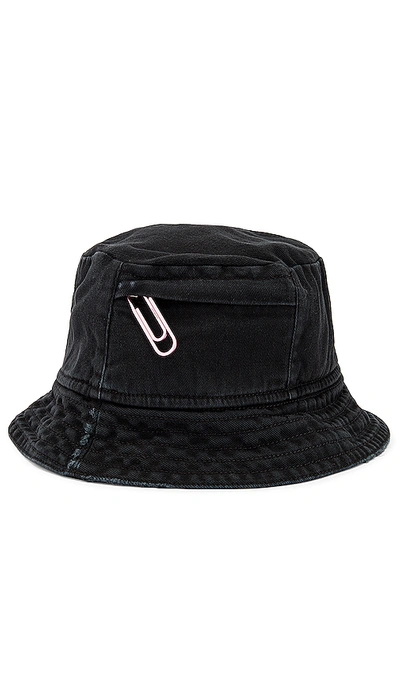 Shop Y-3 Bucket Hat In Black & Fuchsia