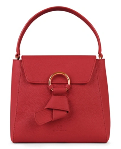 Shop Esin Akan Midi Pimlico Small Tote Bag For Work In Scarlet