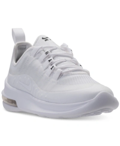 Shop Nike Women's Air Max Axis Casual Sneakers From Finish Line In White/white-black
