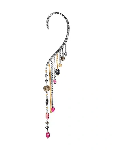 Shop John Hardy Chain 18k Yellow Gold, Sterling Silver & Multi-stone Ear Cuff