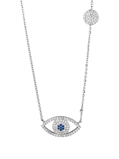 Shop Eye Candy La Luxe Silvertone & Crystal Pendant Necklace